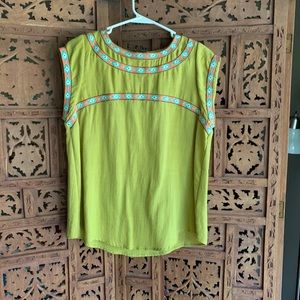 THML mustard yellow top